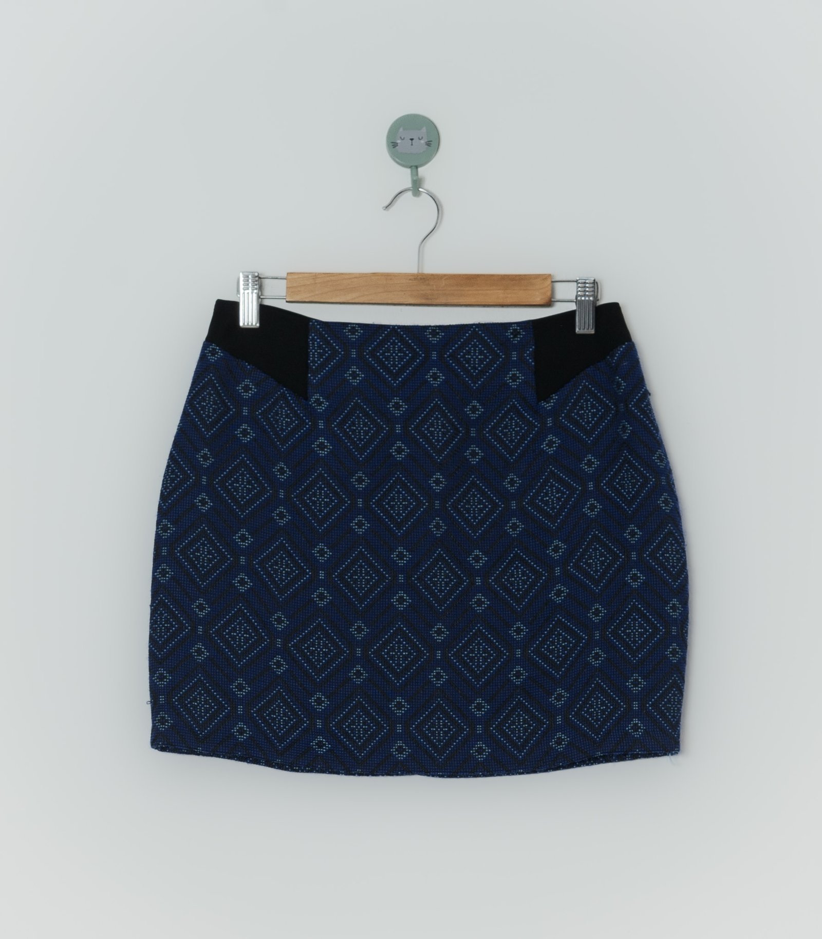FALDA AZUL ESTAMPADO  SFERA  S