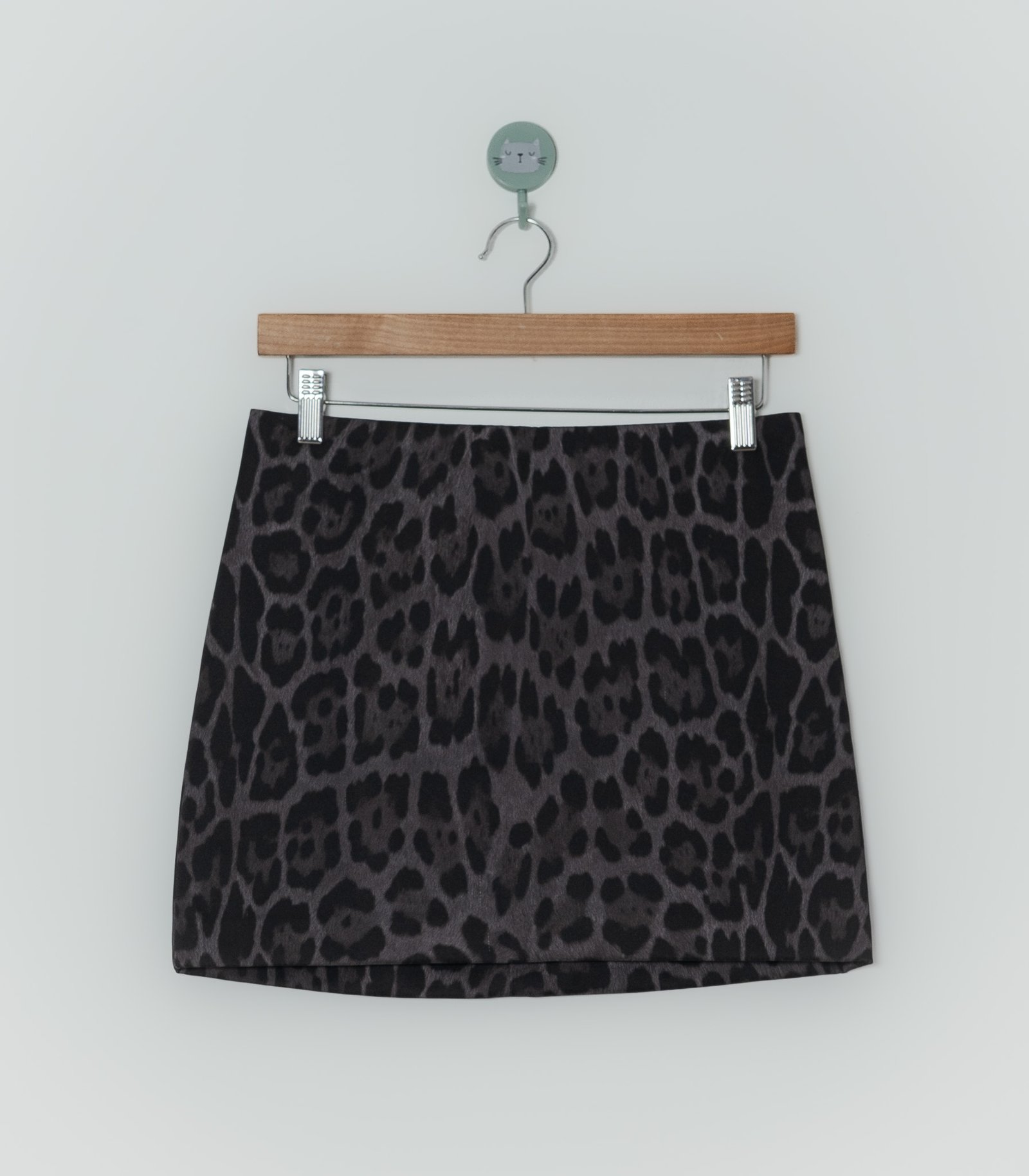 FALDA GRIS ANIMAL PRINT HYM 04/S