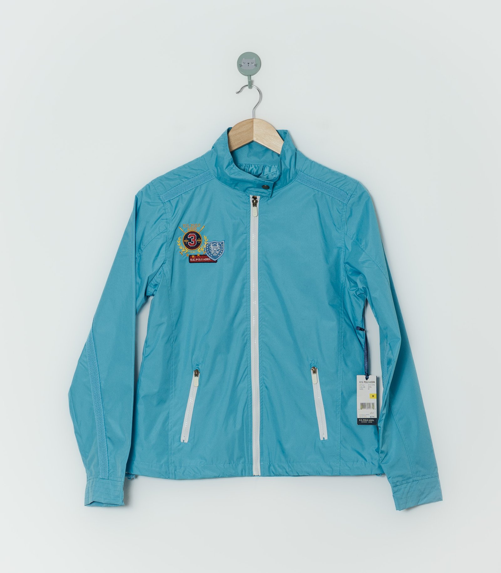 NUEVA CHOMPA CELESTE  U.S.POLO  L