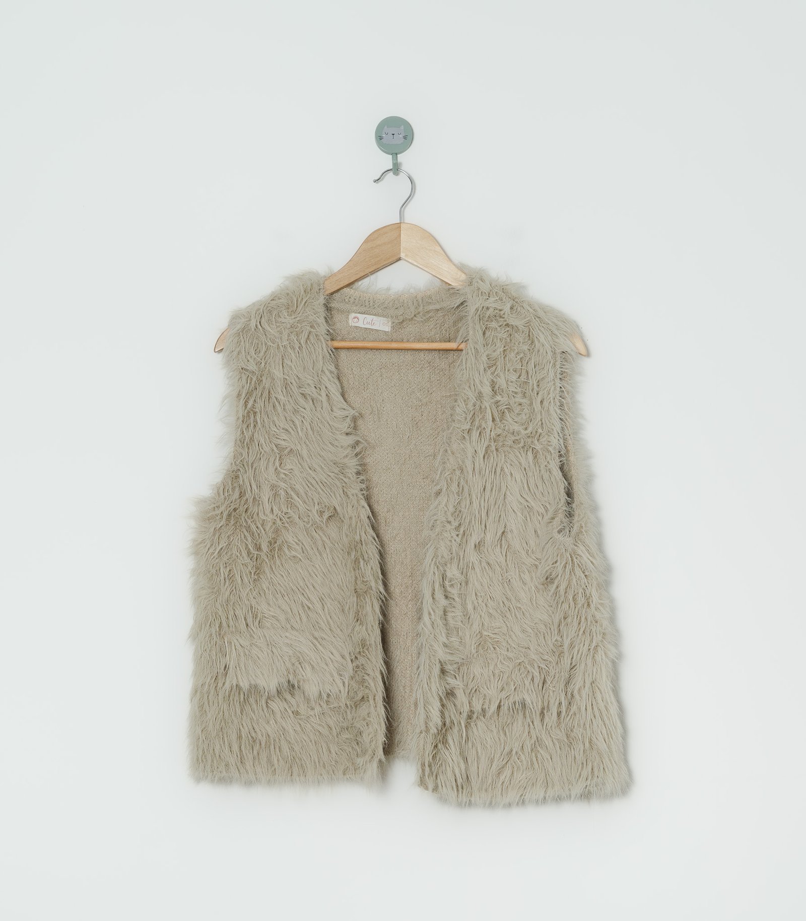 CHALECO BEIGE  CUTE  L