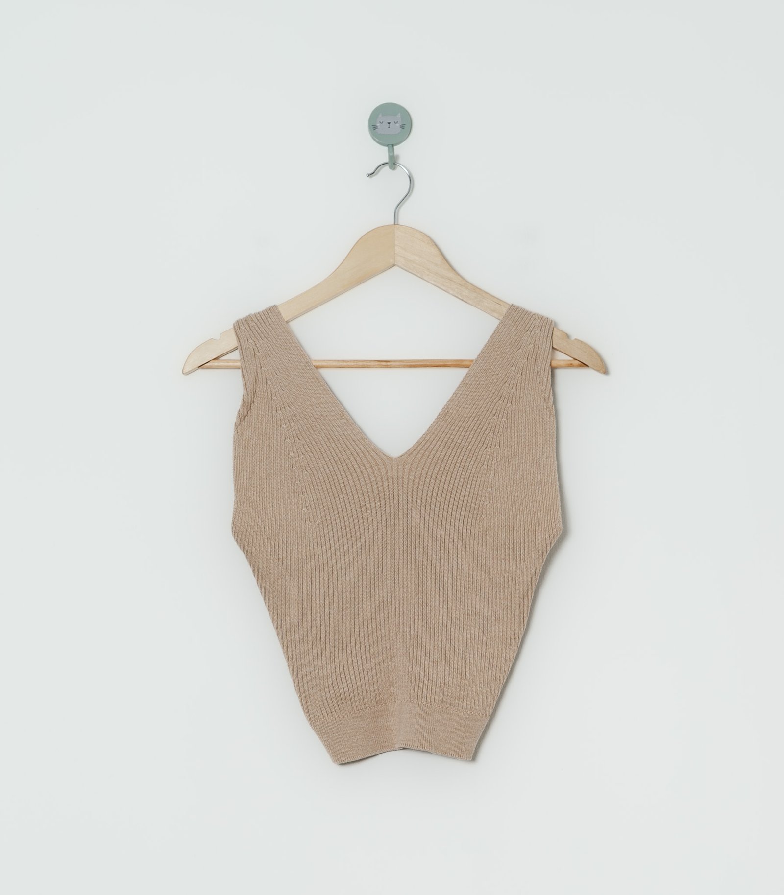 CROP TOP BEIGE  HYO  XL