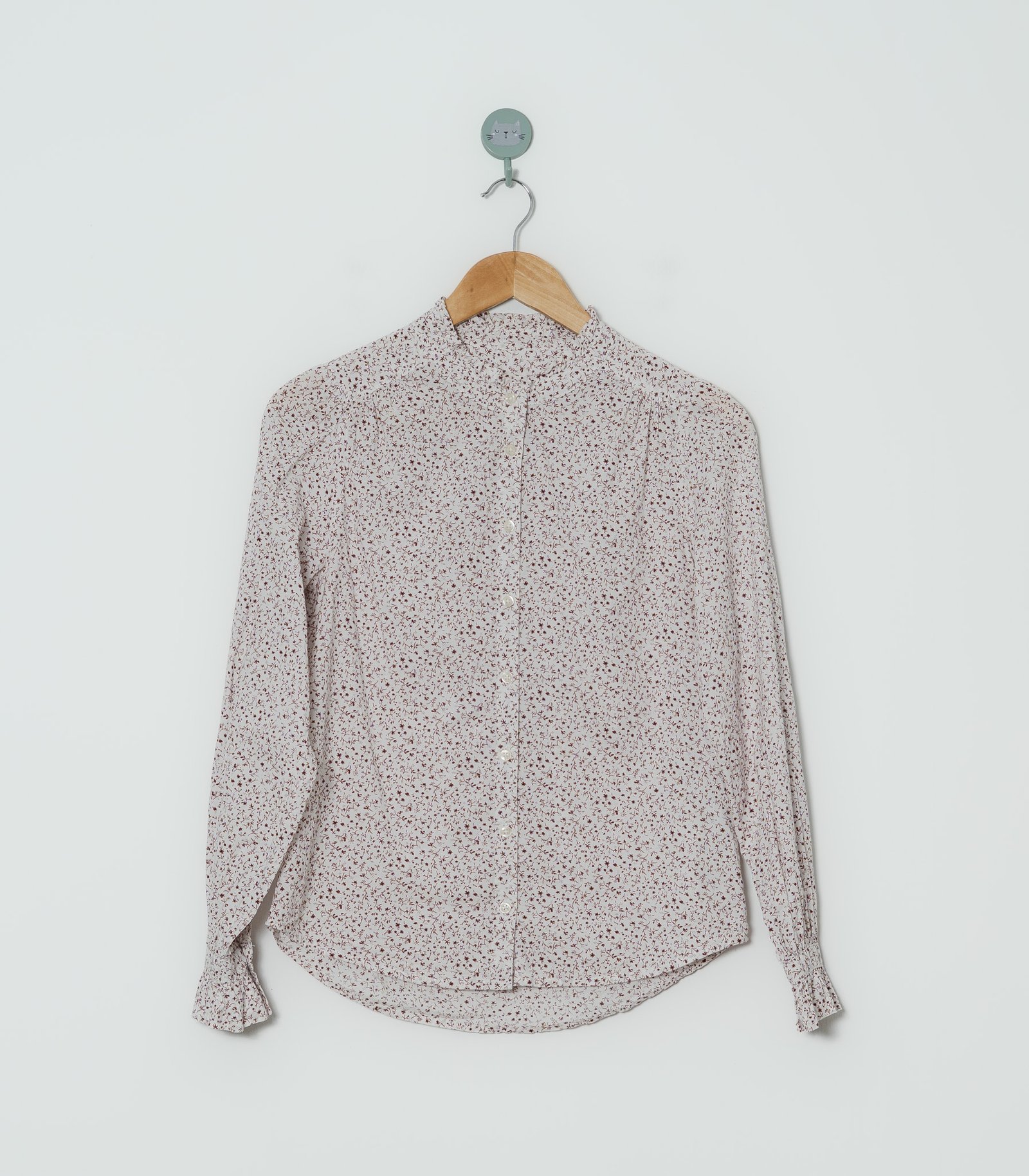 BLUSA BLANCA FLORES  SPRINFIELD  S/0