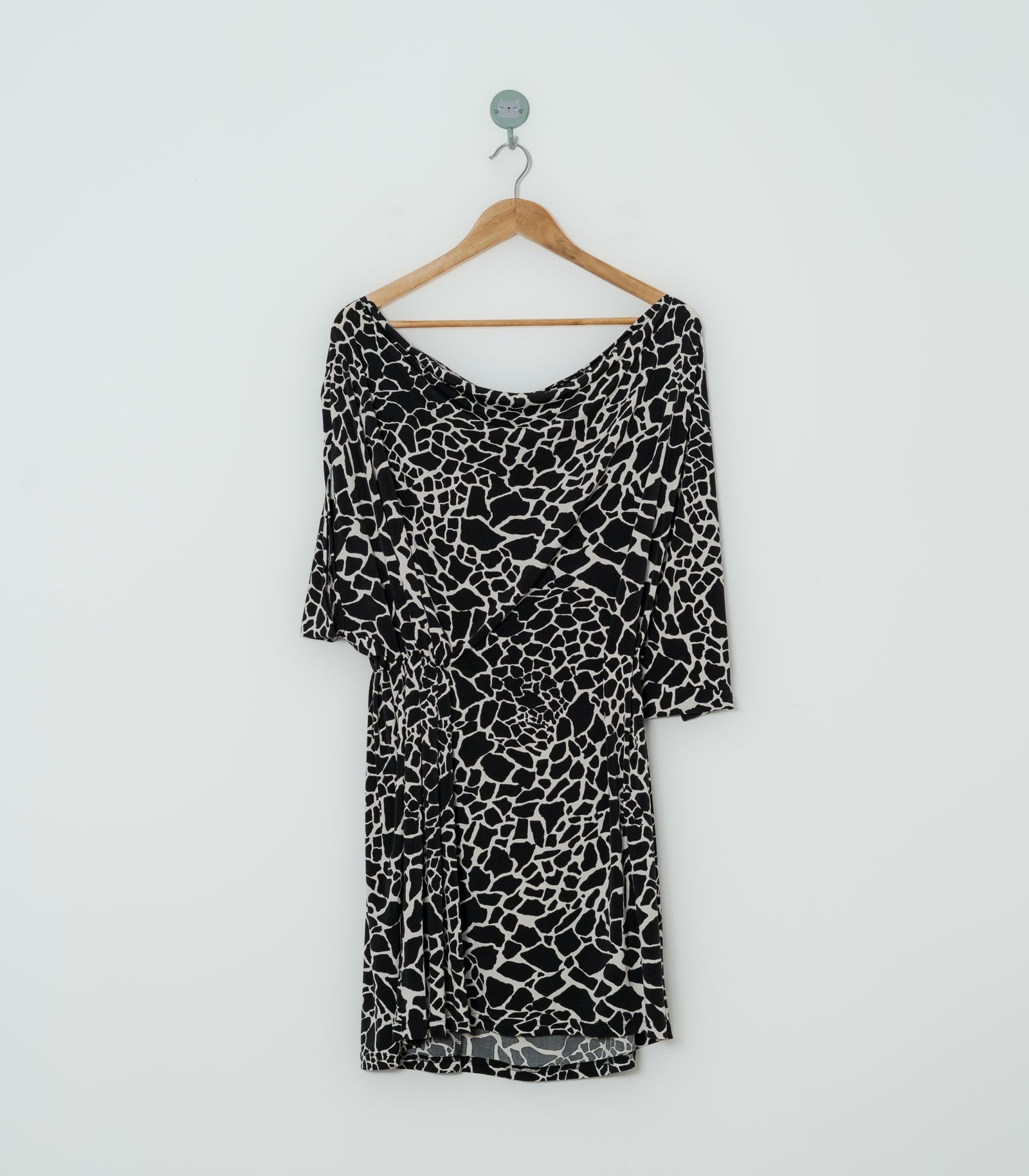 VESTIDO NEGRO BLANCO  ANDREW CHARLES  S