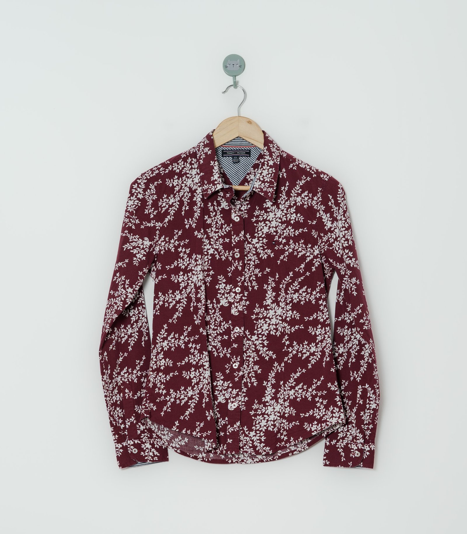 CAMISA VINO HOJAS  TOMMY HILFIGER  M