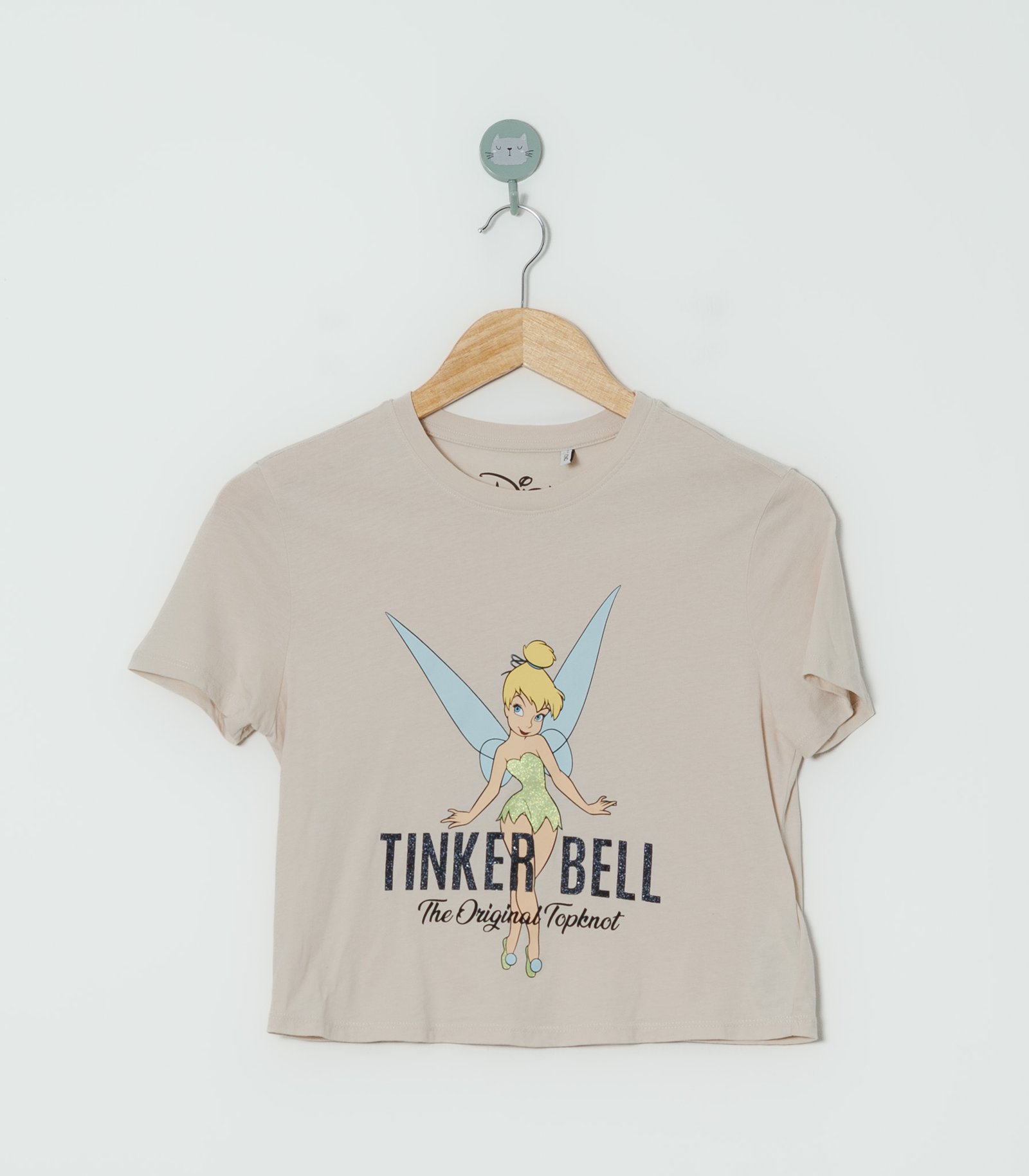 CAMISETA BEIGE ESTAMPADA  ONLY  S