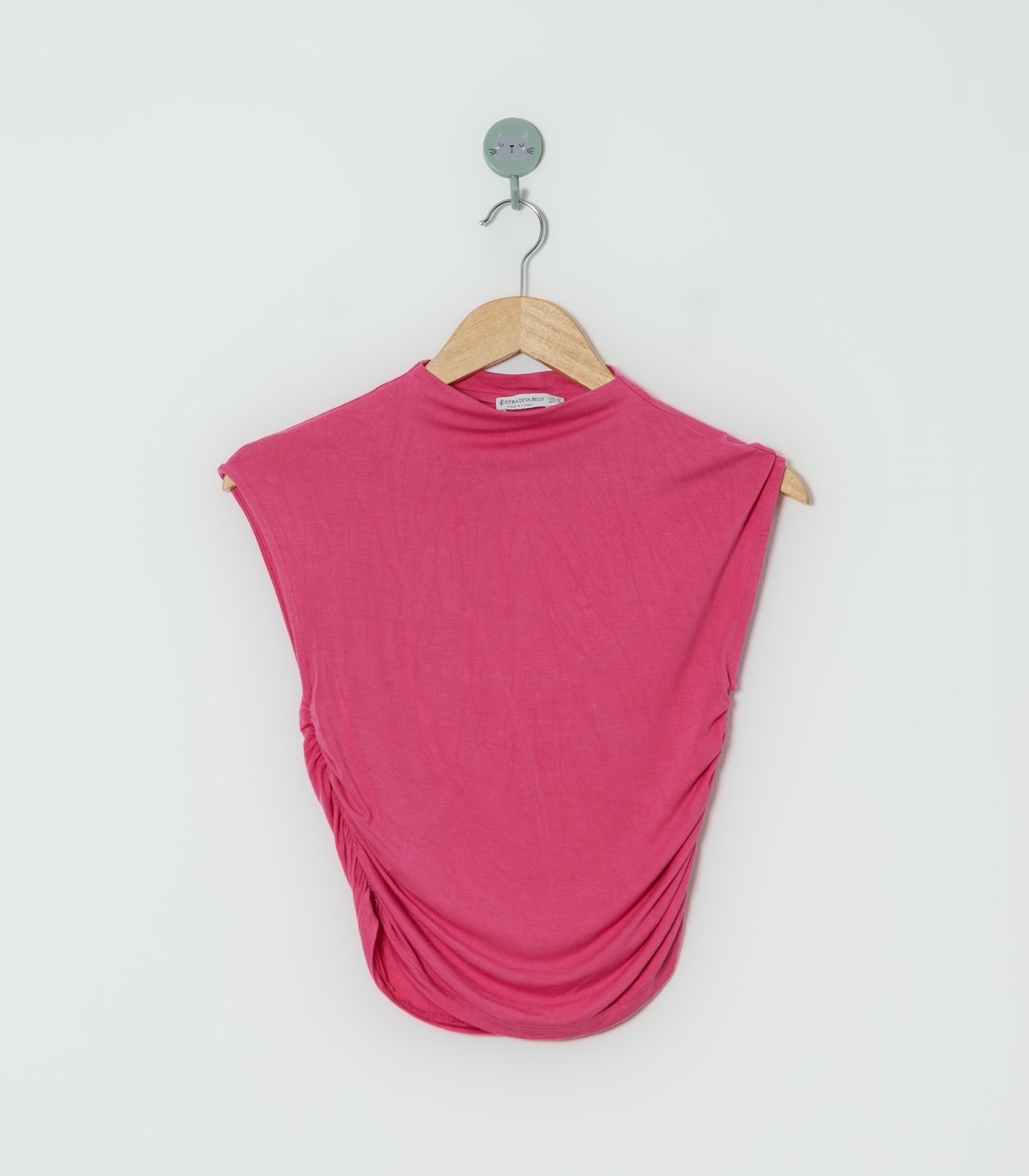 CAMISETA FUCSIA  STRADIVARIUS  M