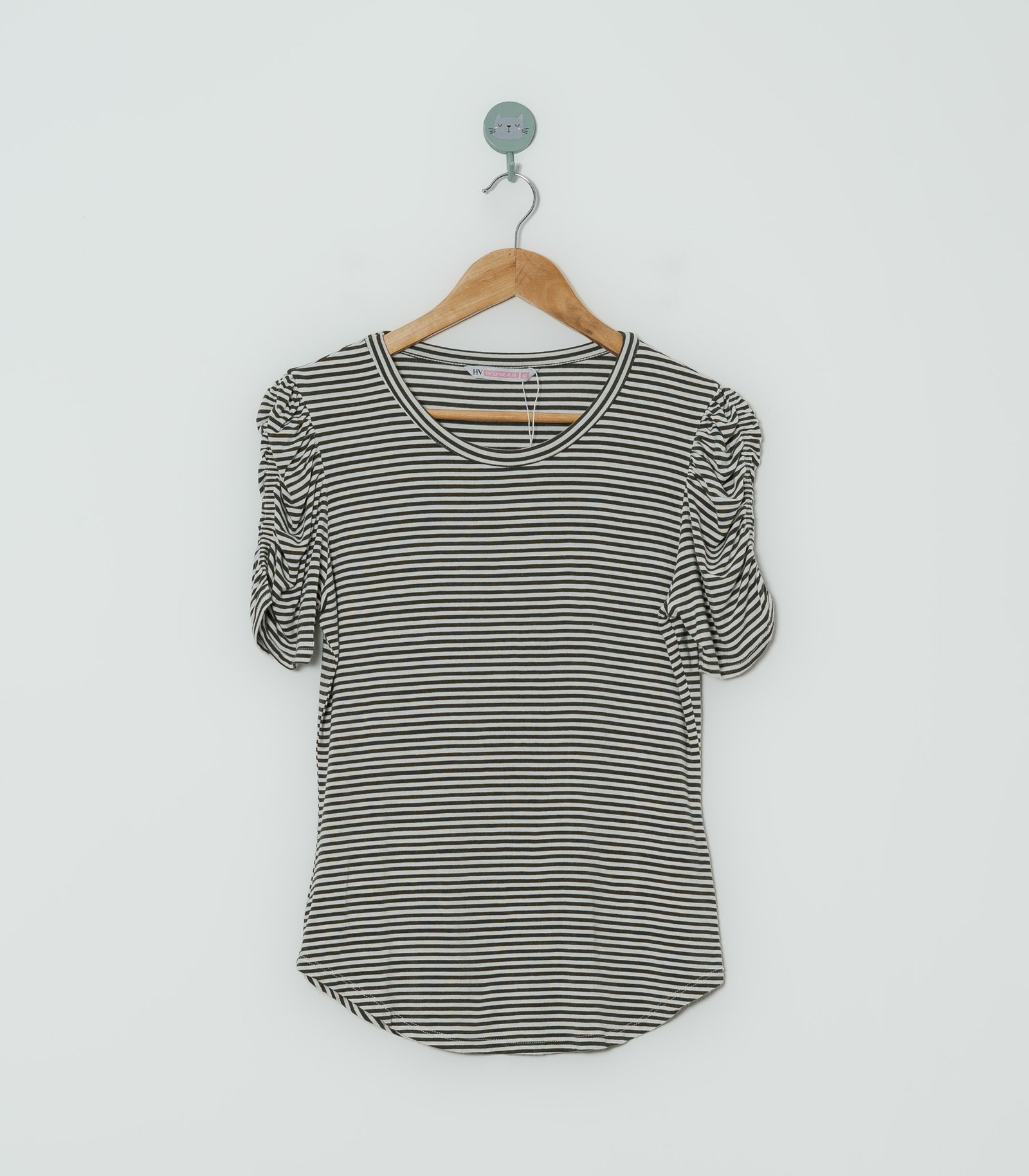 CAMISETA VERDE LÍNEAS  HV WOMAN  M