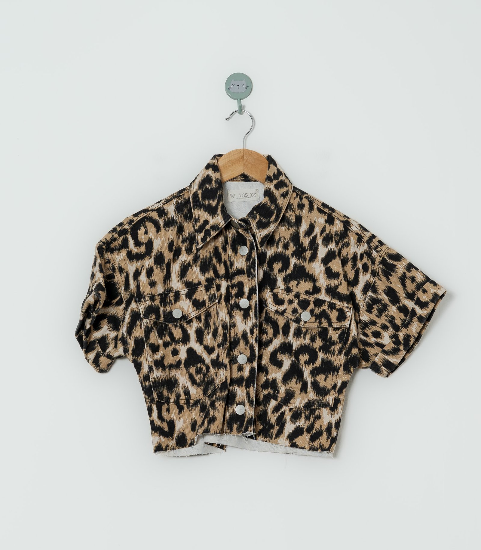 CAMISA JEAN ANIMAL PRINT  TENNIS  XS