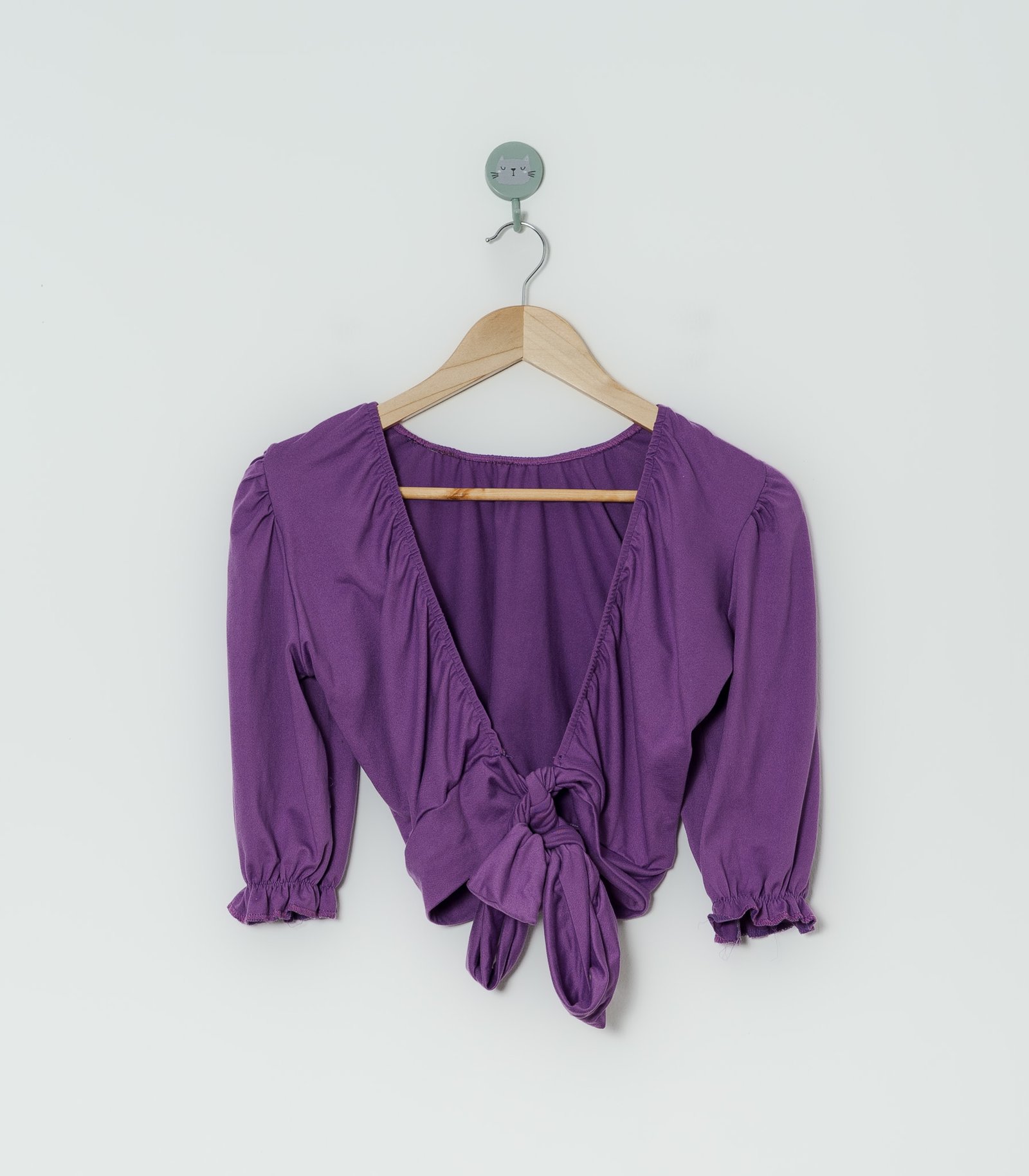 CROP TOP MORADO  S