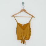 CROP TOP MOSTAZA  AMERICANINO  M