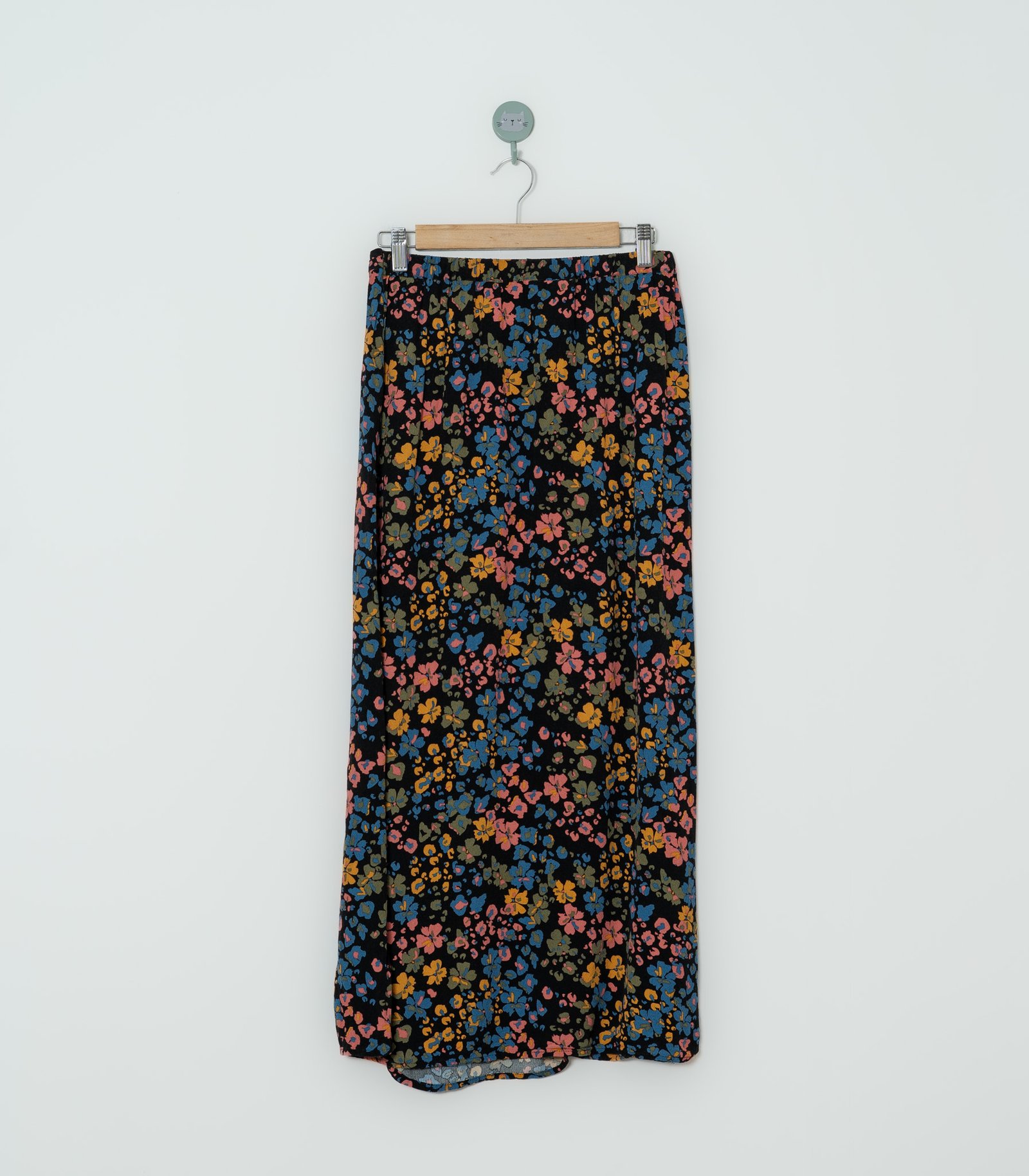 FALDA NEGRA FLORES  AMERICANINO  M