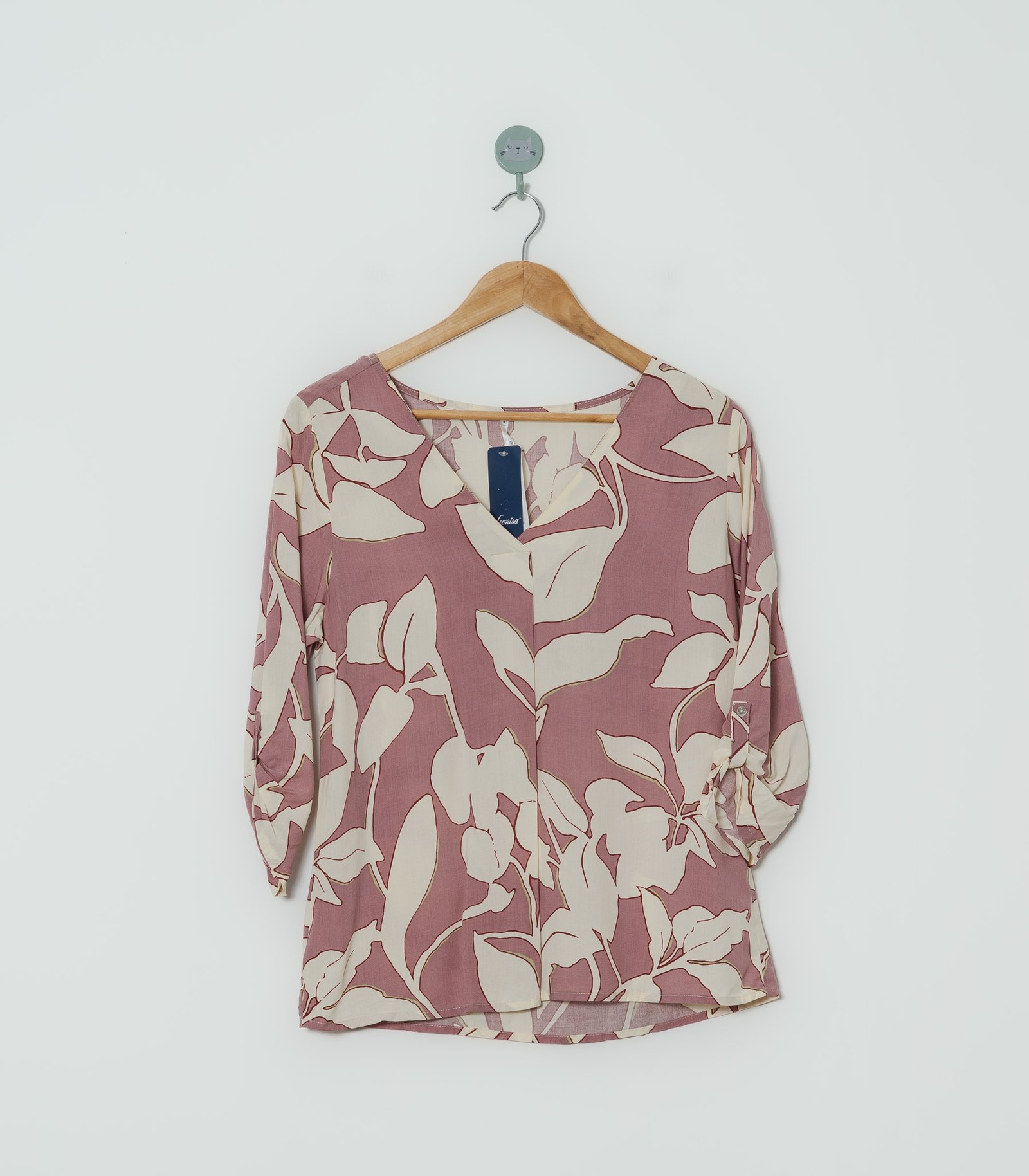 NUEVA BLUSA ROSA BEIGE  LEONISA  S