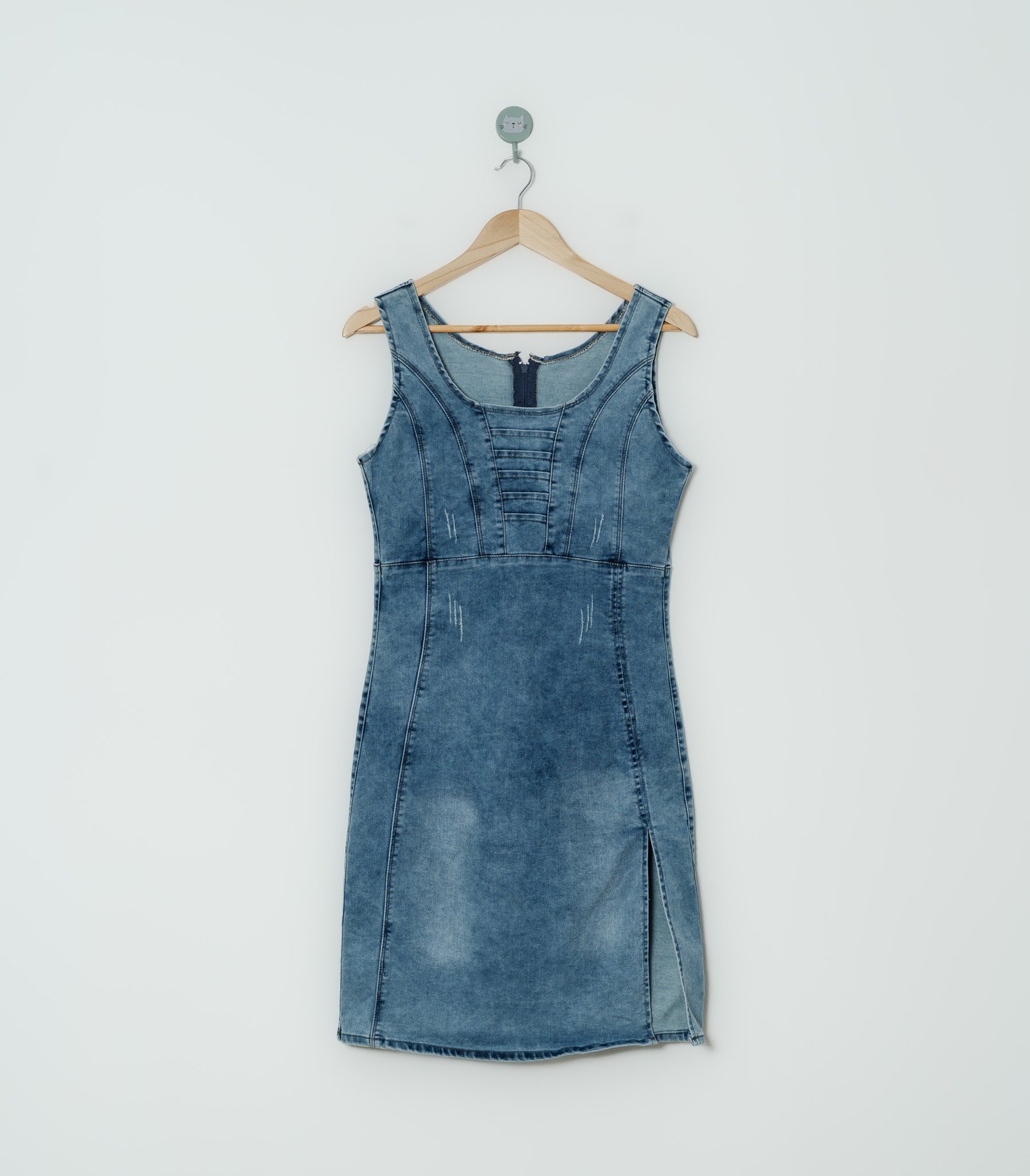 NUEVO VESTIDO JEAN AZUL  MJ EXCLUSIVE  12