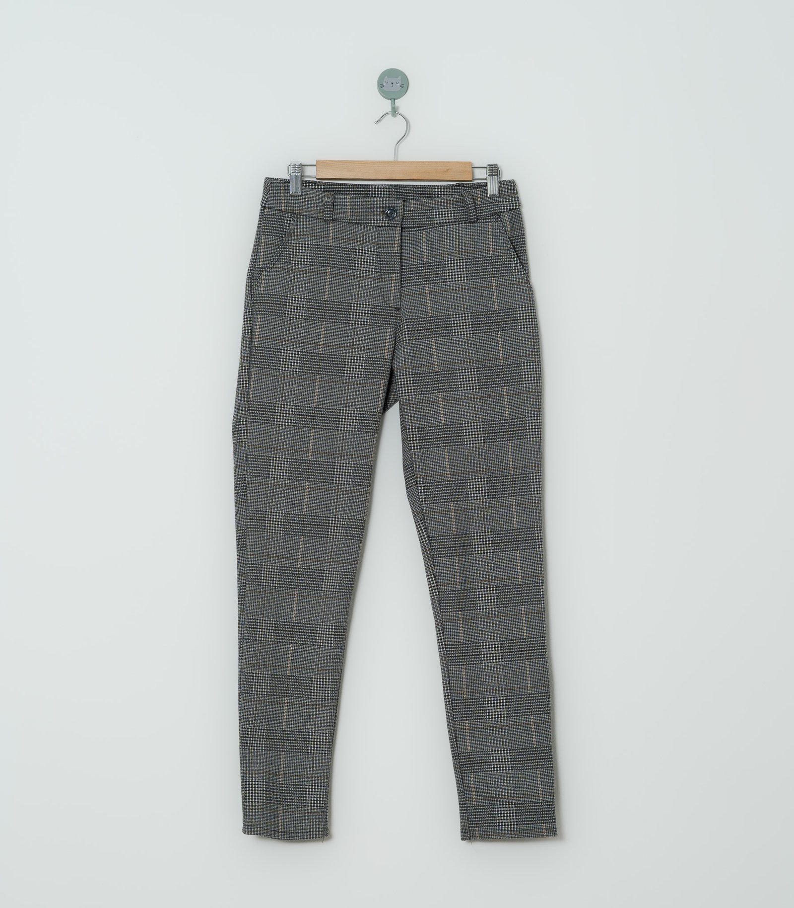 PANTALÓN CUADROS NEGRO BLANCO  10