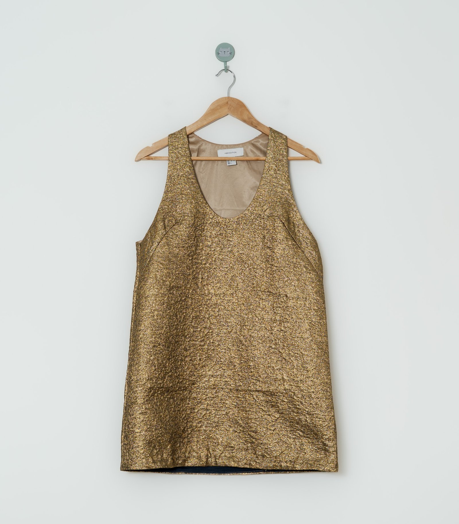 VESTIDO DORADO  HYM  S