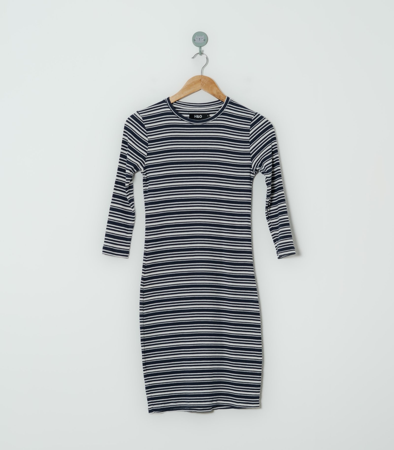 VESTIDO LÍNEAS AZUL BLANCO  HYO  M