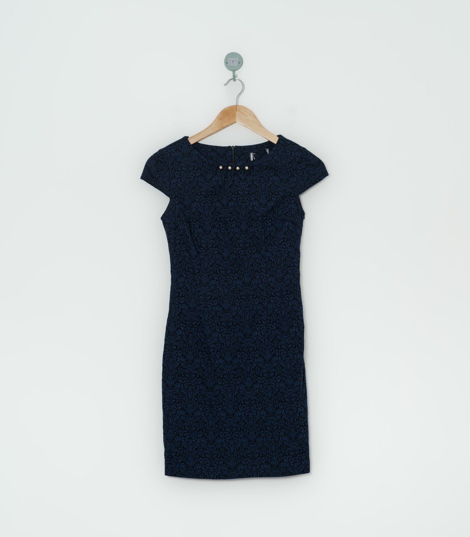 VESTIDO NEGRO AZUL  S