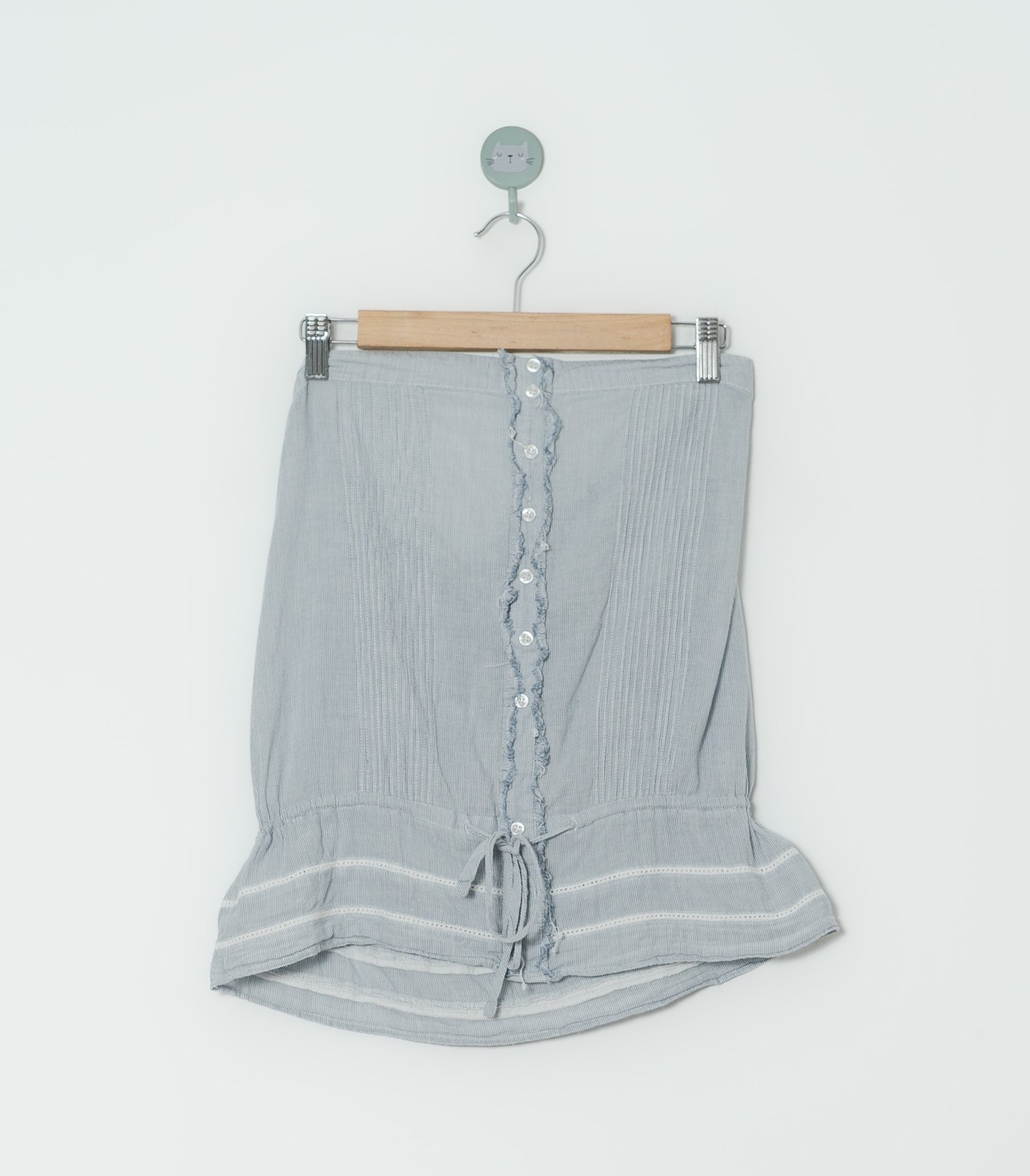 BLUSA AZUL BLANCO  NAF NAF  S