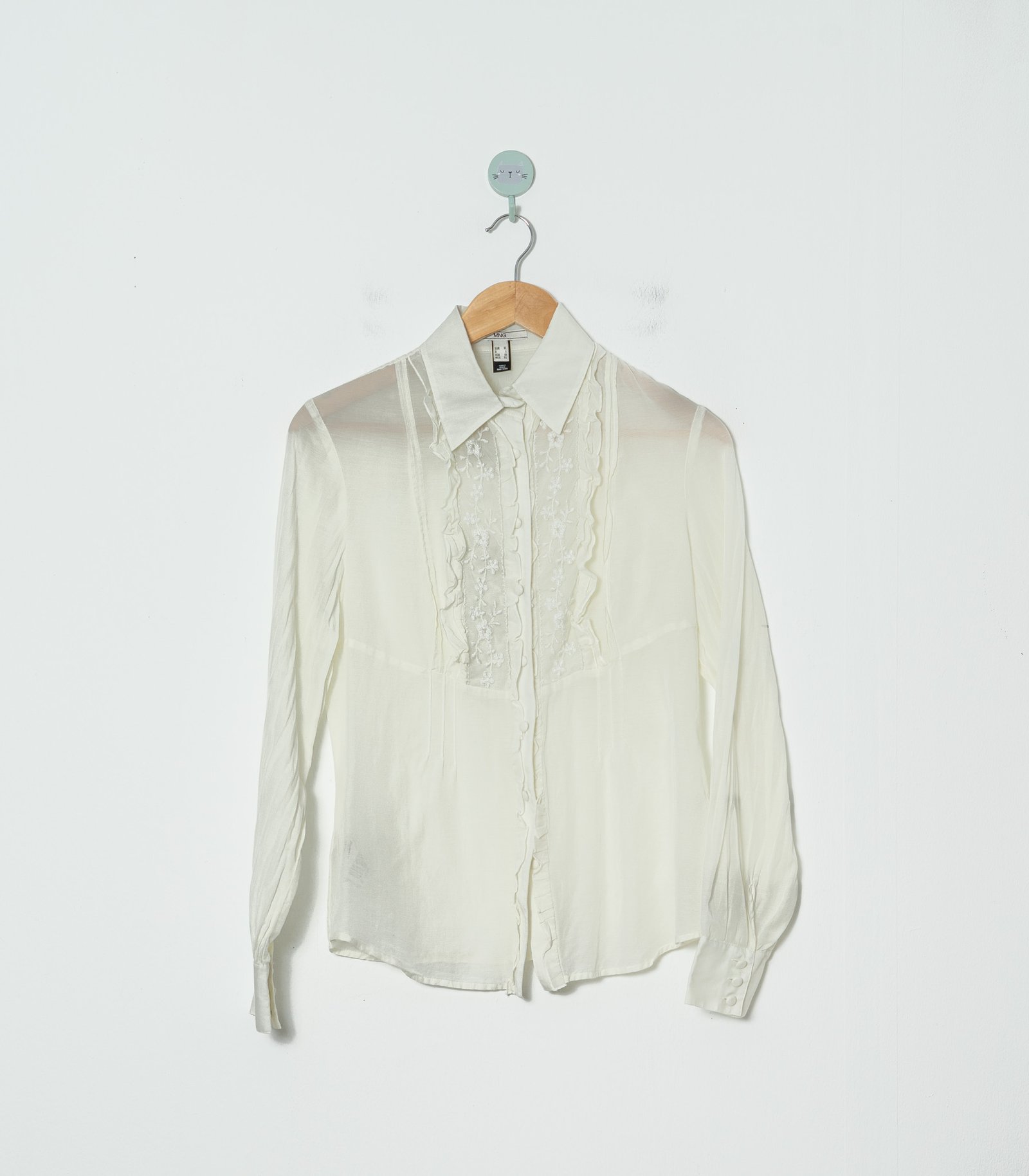 CAMISA BEIGE  MNG  10