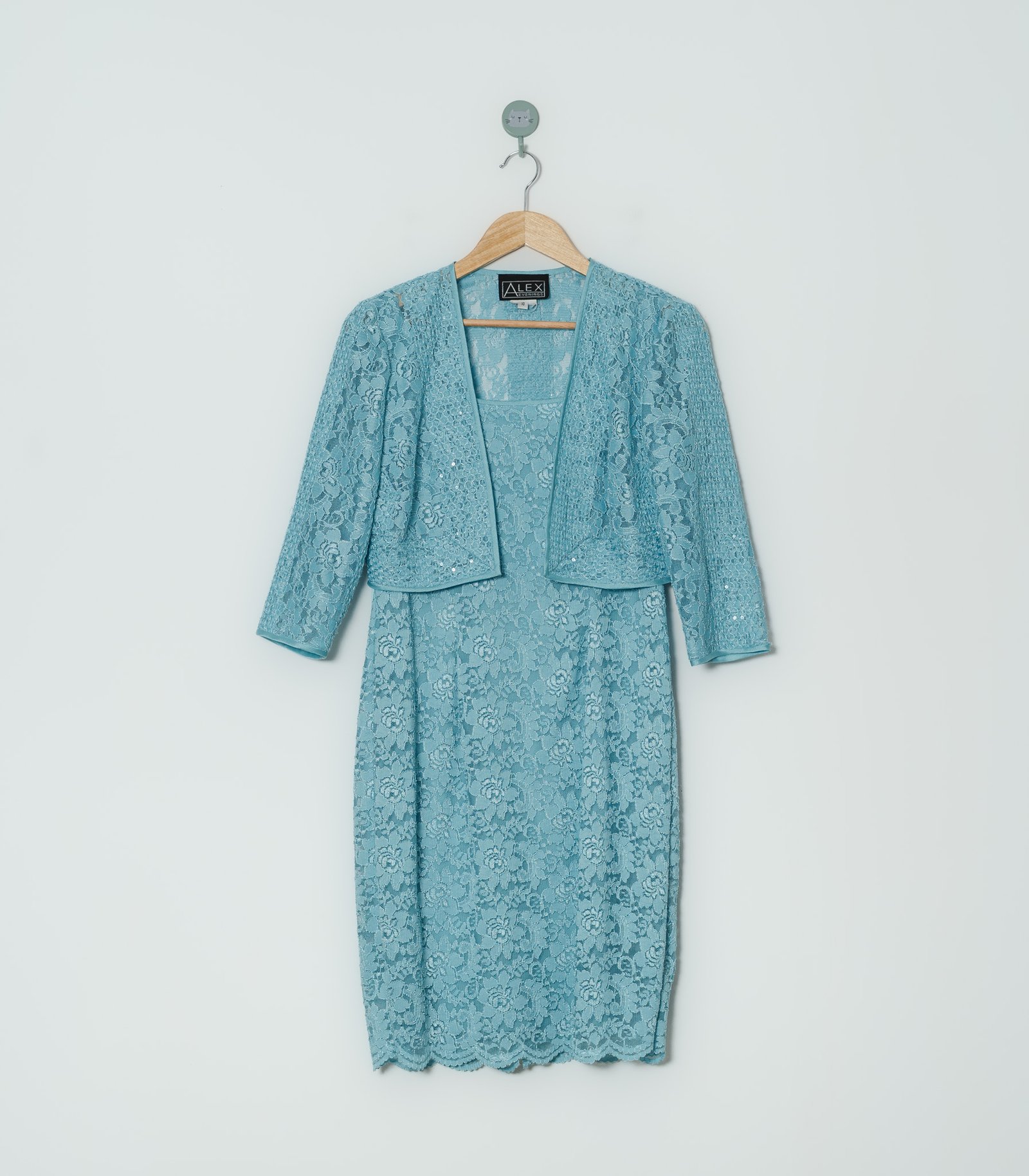 VESTIDO CELESTE  ALEX  10