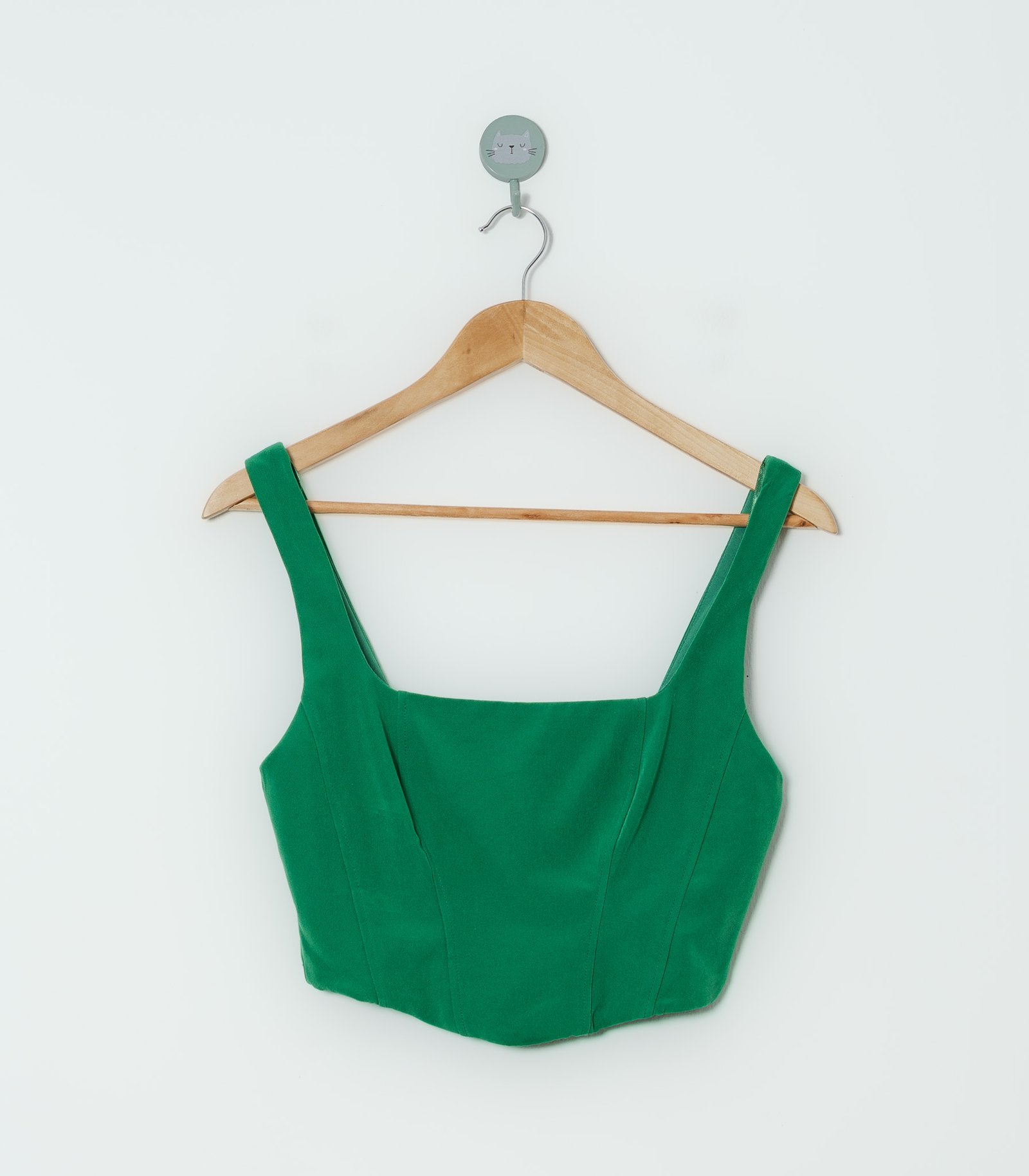 CROP TOP VERDE  STRADIVARIUS  M