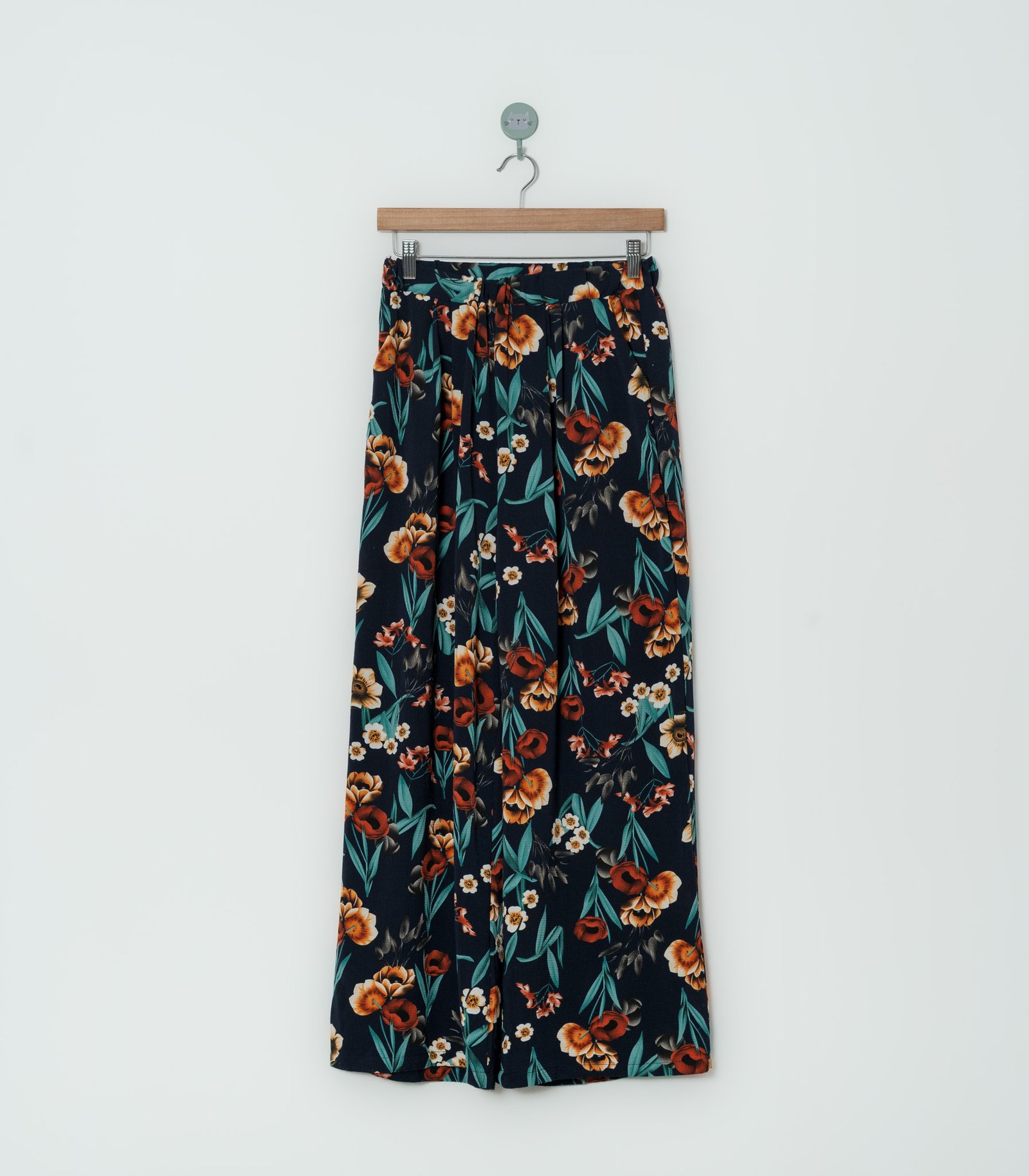 PANTALÓN AZUL FLORES  OFORI  S