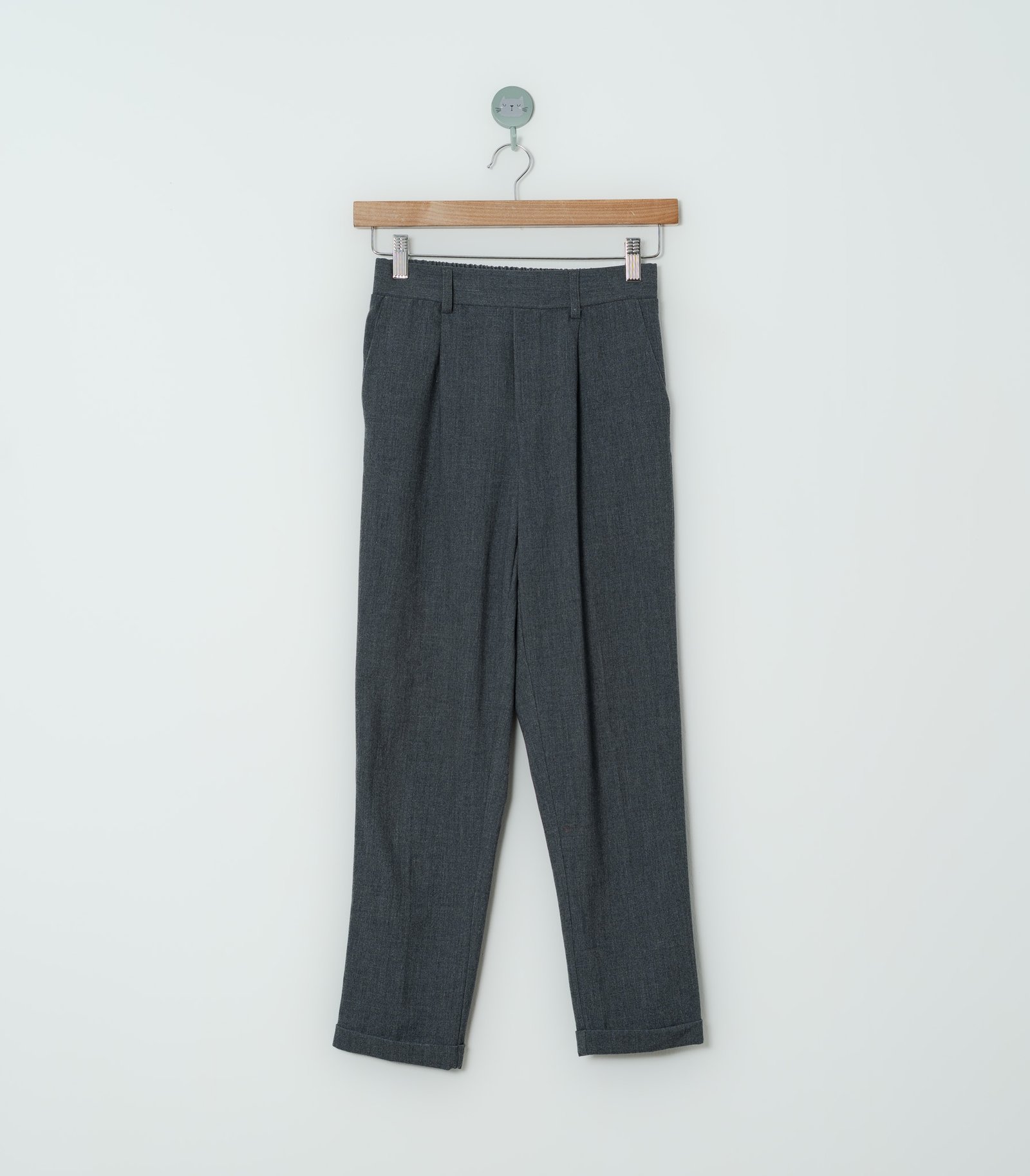 PANTALÓN GRIS  STRADIVARIUS  S