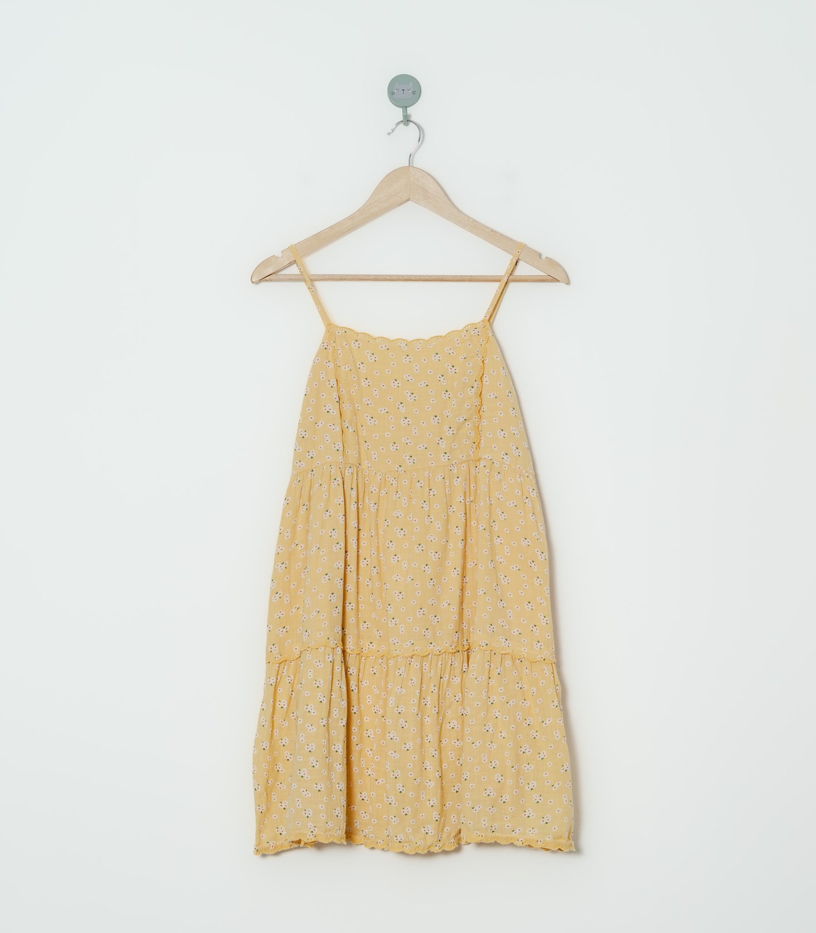 VESTIDO AMARILLO FLORES  AÉROPOSTALE  M