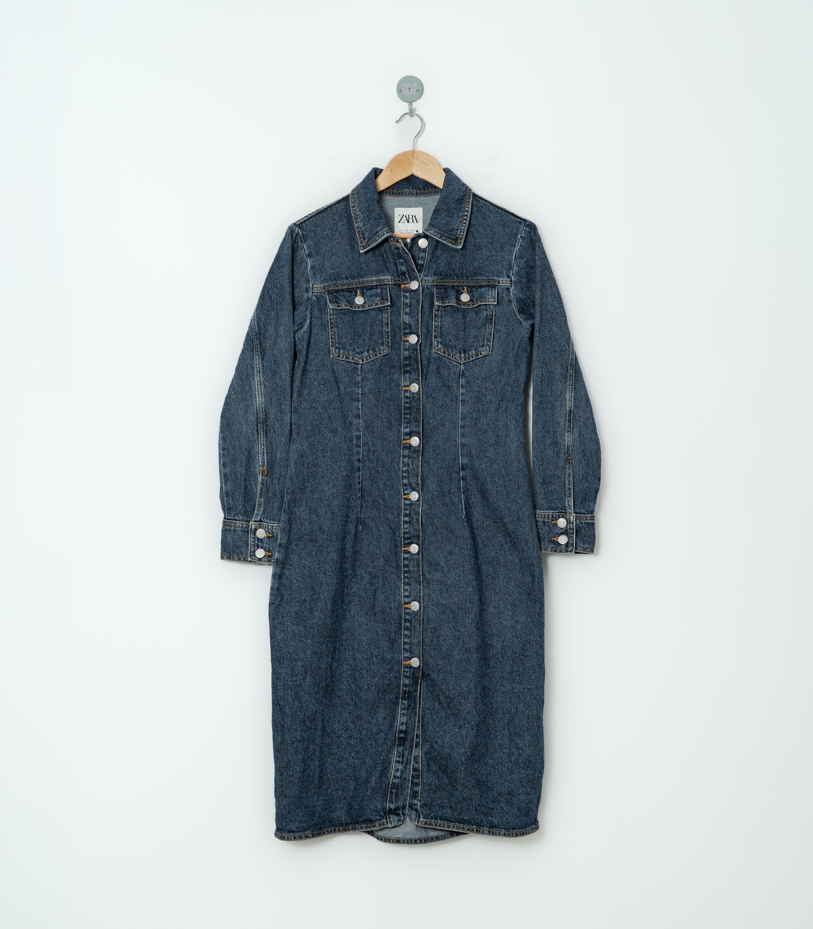 VESTIDO JEAN AZUL  ZARA  M