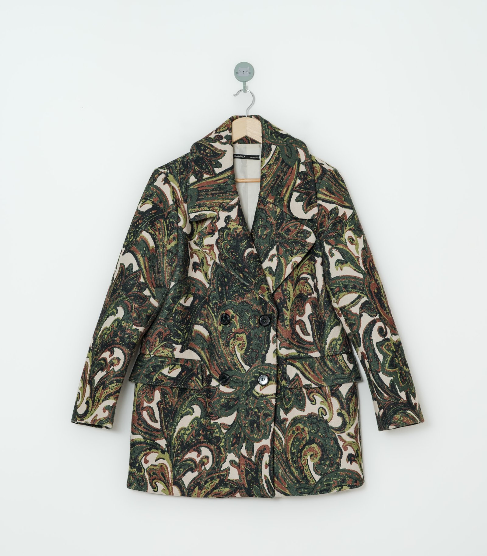 ABRIGO BEIGE VERDE  MATHILDA  M