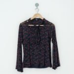 BLUSA AZUL FLORES  HYO  M