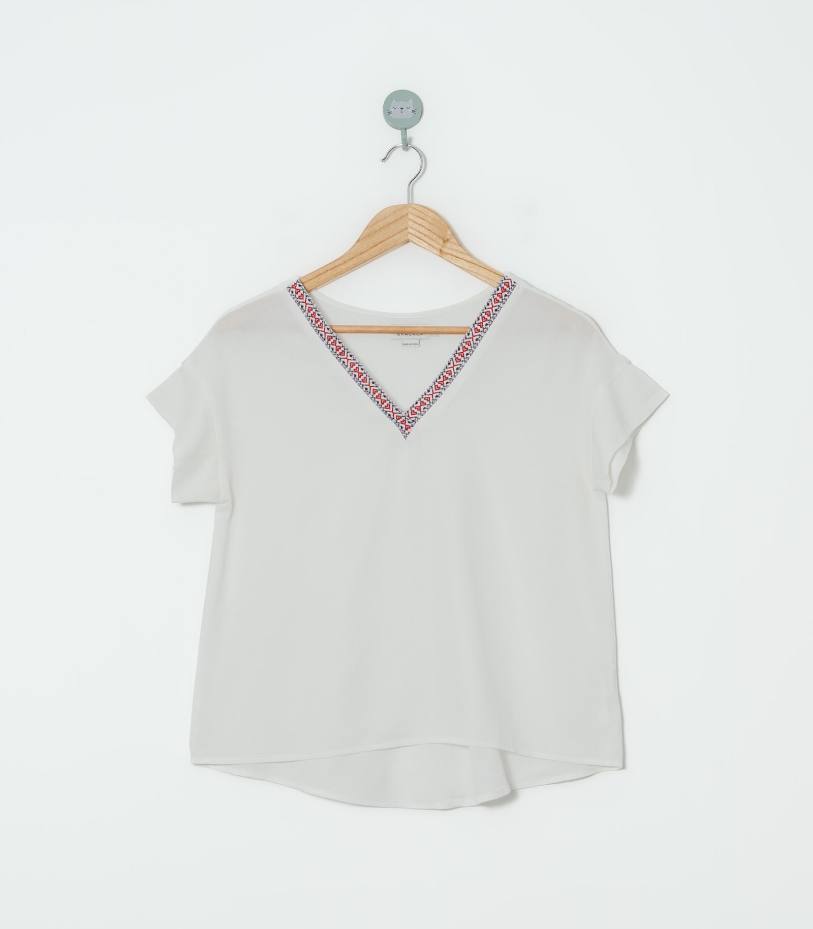 BLUSA BLANCA  MOLLY BRACKEN  S