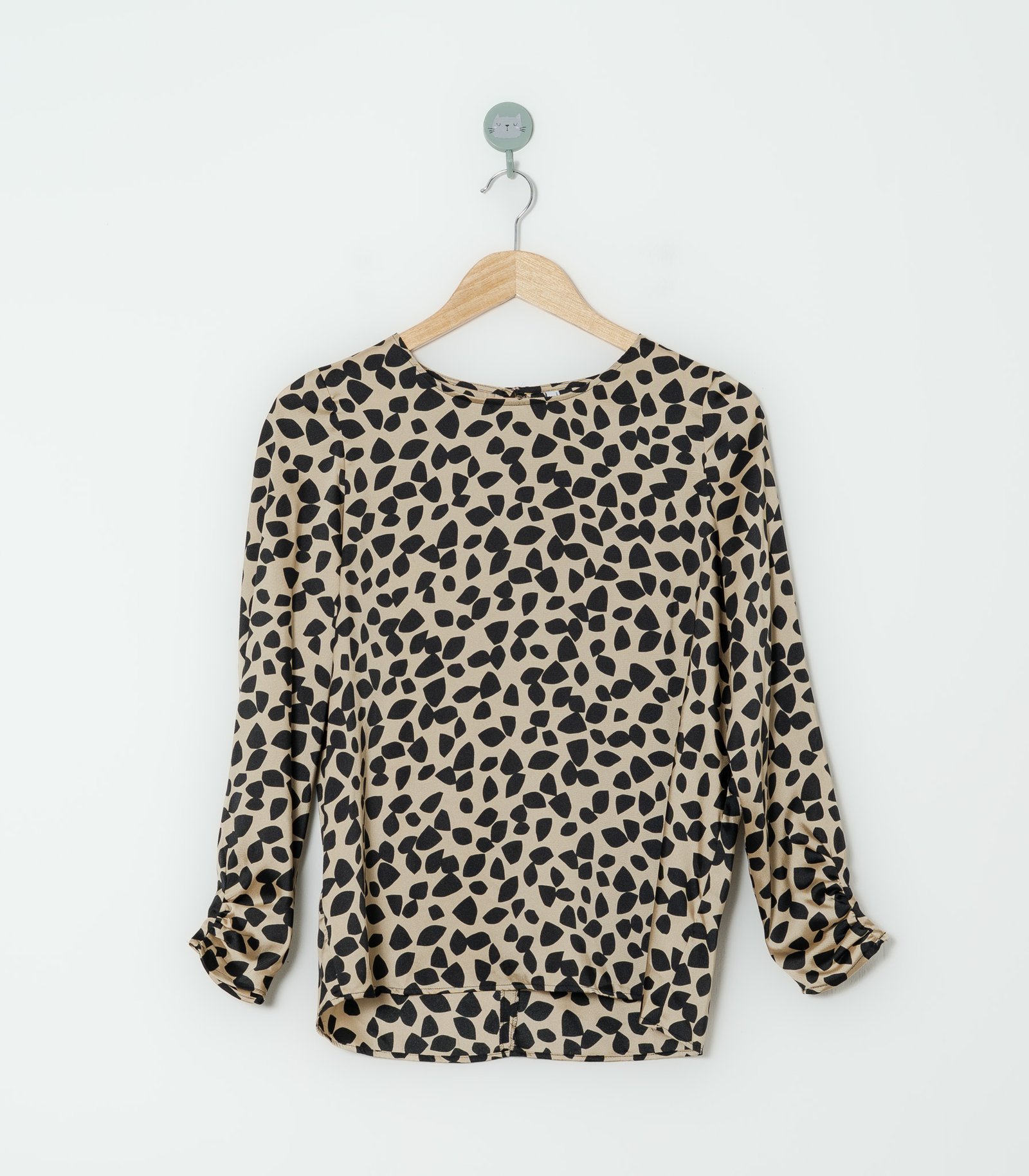 BLUSA CAFÉ NEGRO  MNG  M