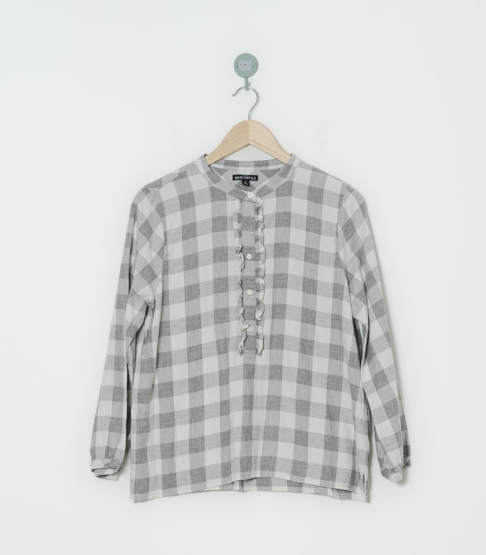 BLUSA CUADROS  MERCANTILE  M