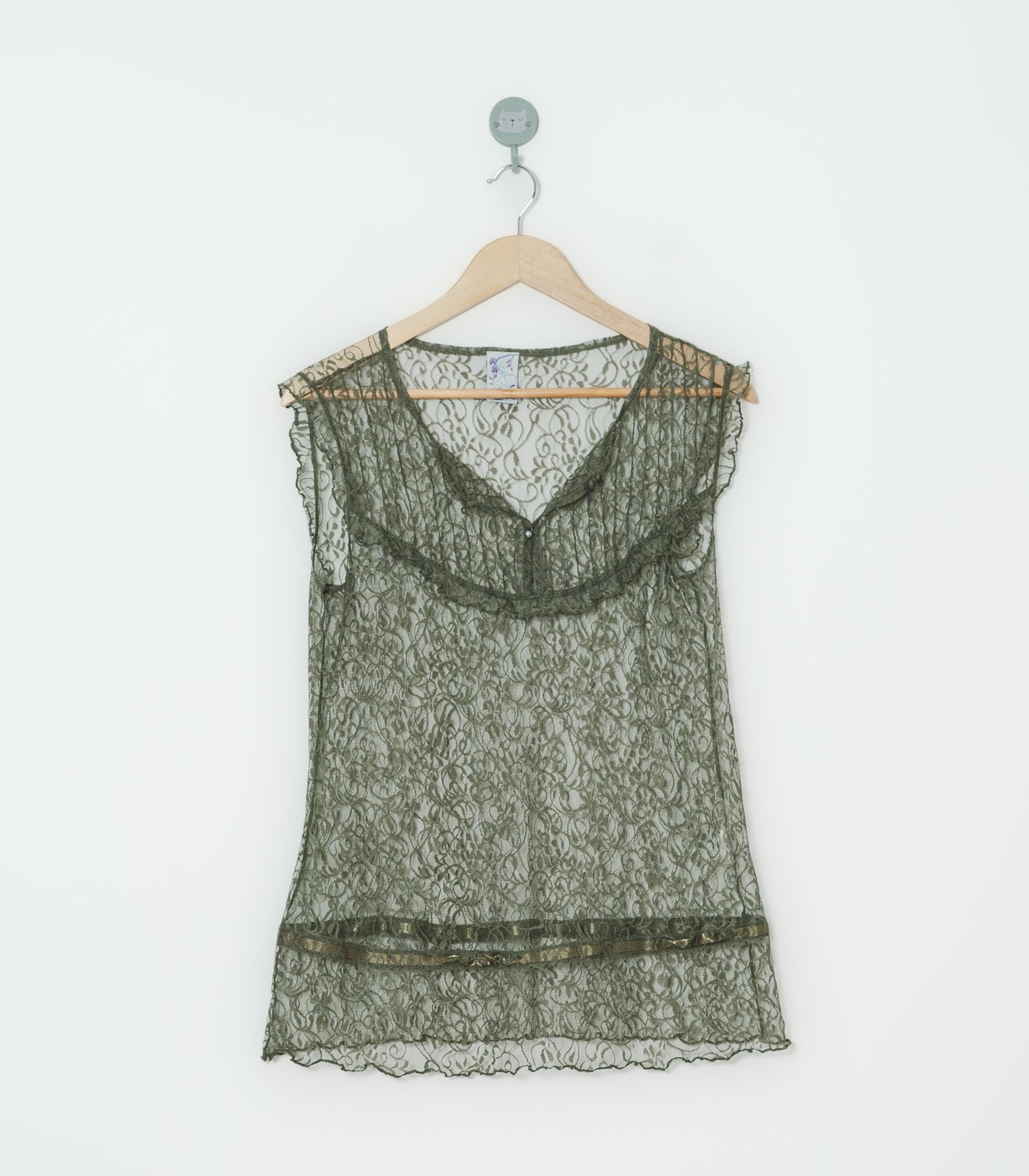 BLUSA DOBLE VERDE  S