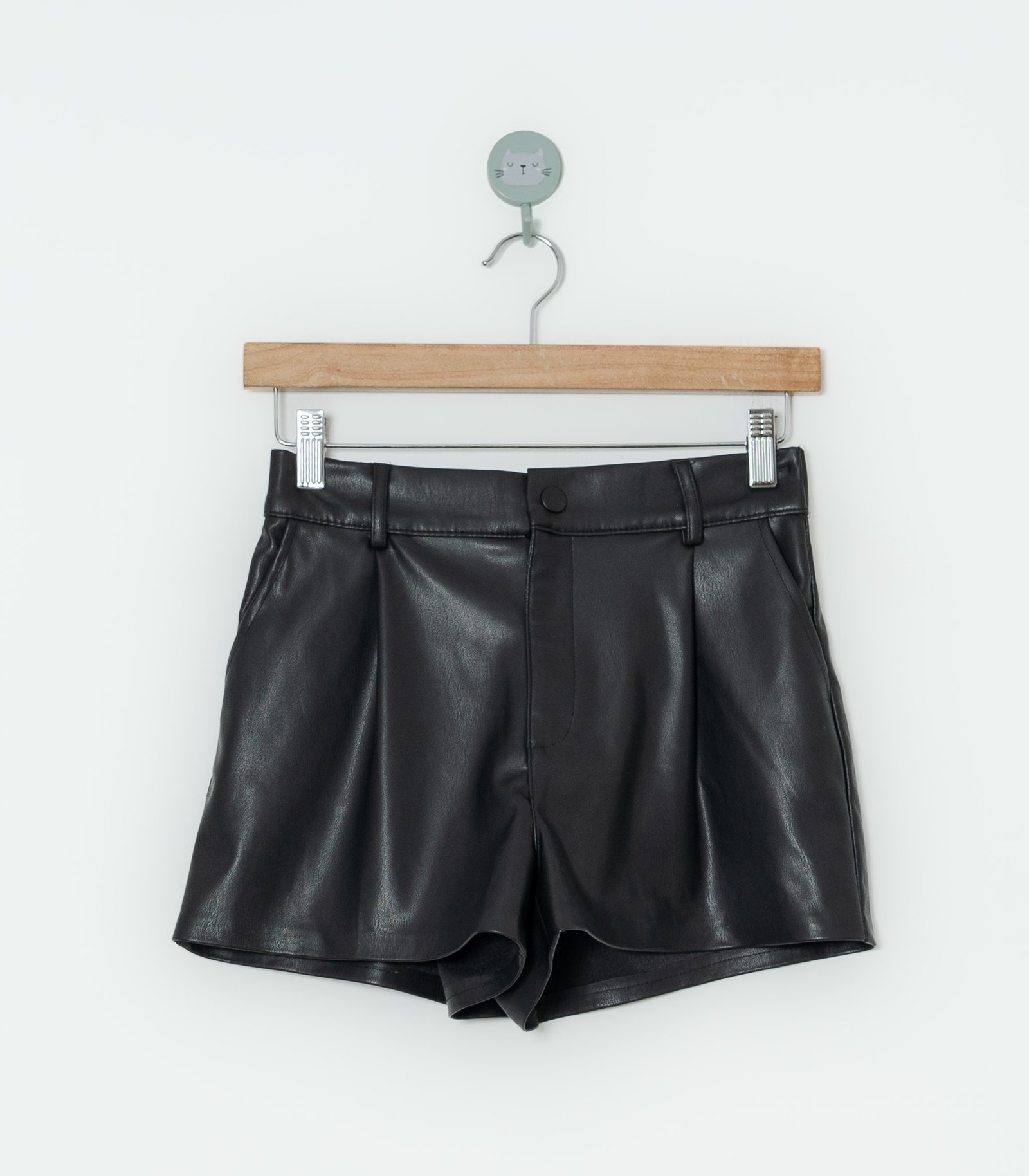 SHORT CUERINA NEGRO  LEFTIES  S