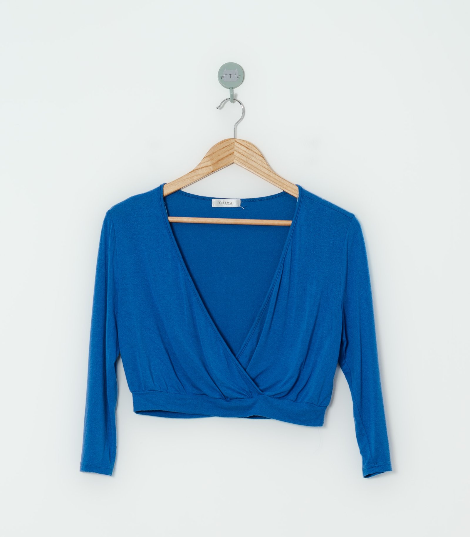 CROP TOP AZUL  MISSKA  M