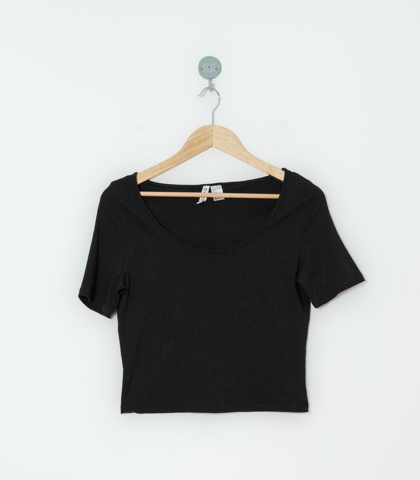 CROP TOP NEGRO  HYM  L