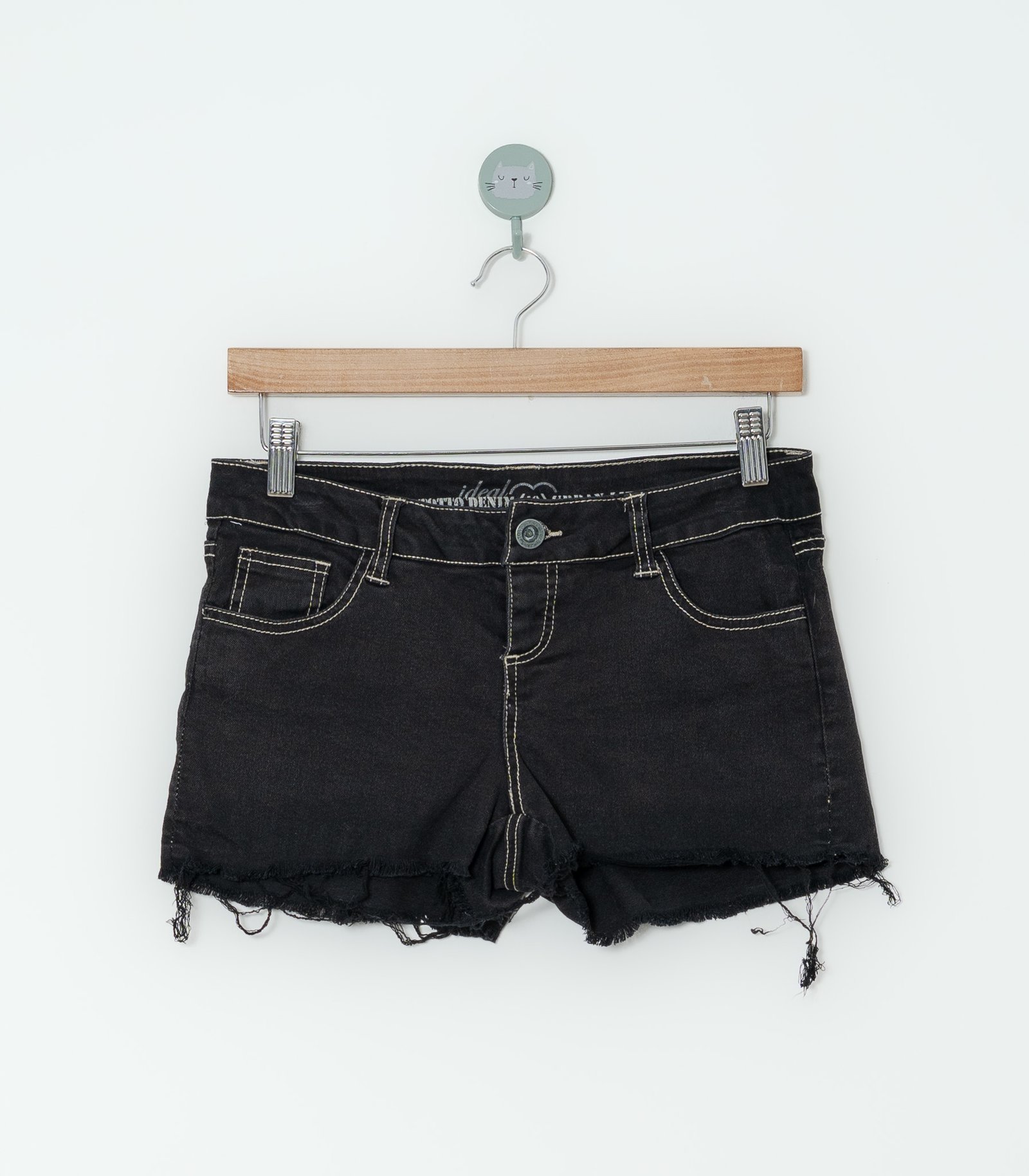 SHORT NEGRO JEAN  TOTTO  XS