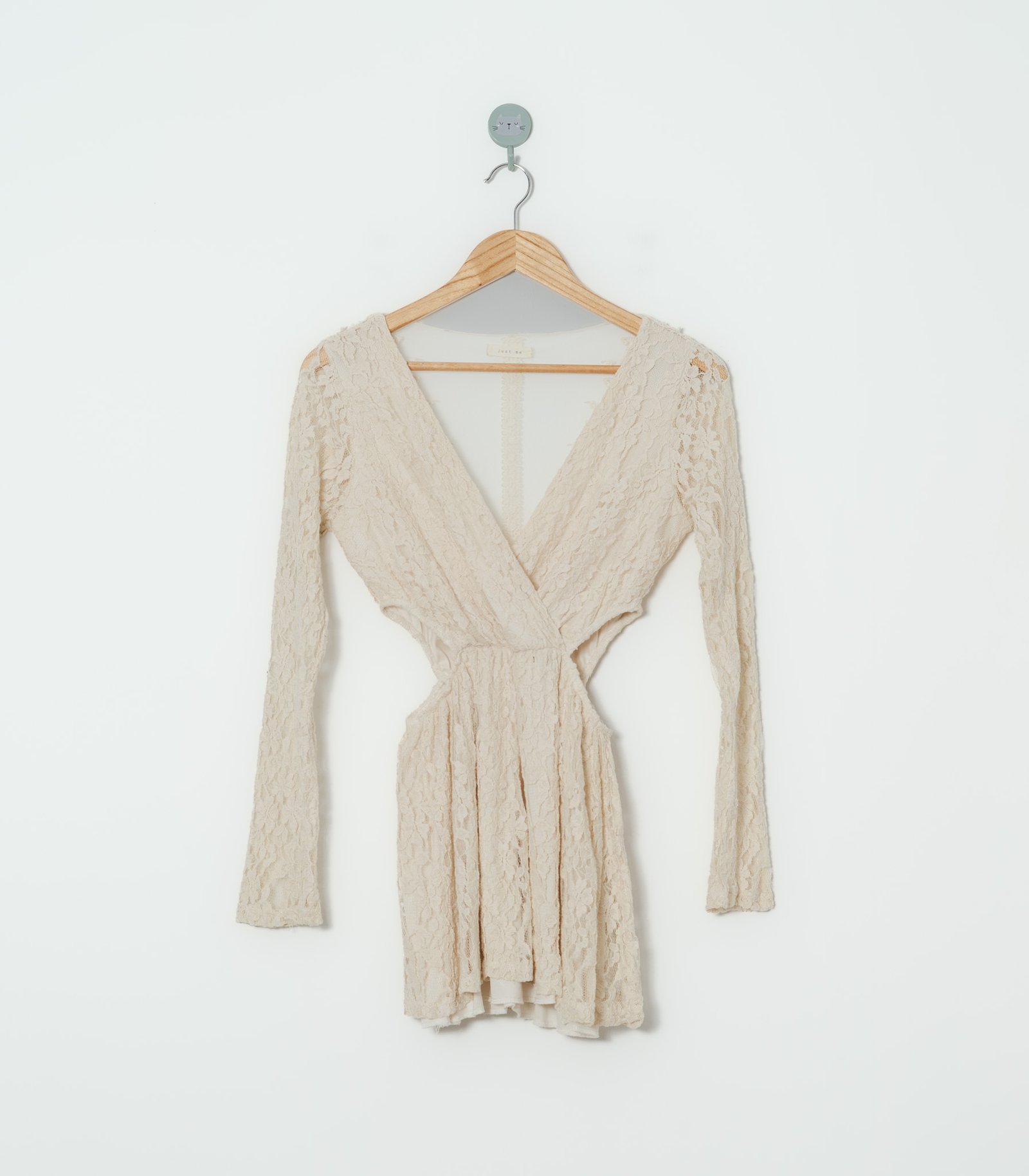 VESTIDO BEIGE  JUST ME  S