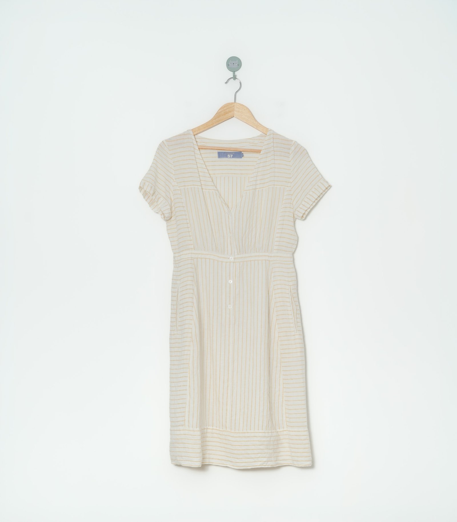 VESTIDO BLANCO LÍNEAS  SISSY BOY  M