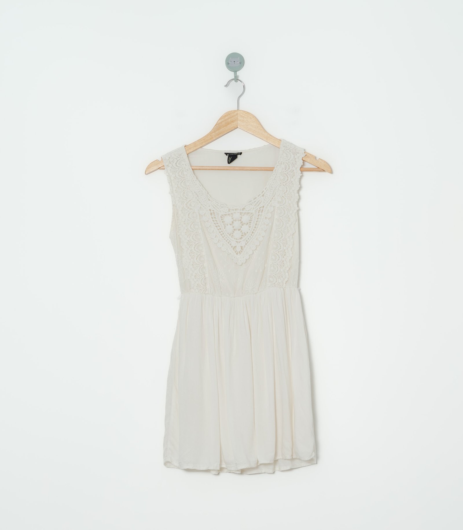 VESTIDO BLANCO  FOREVER 21  S