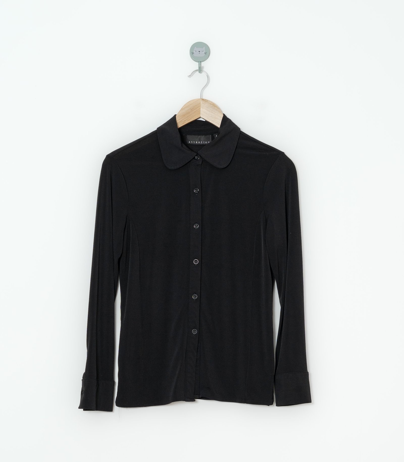 Camisa negra  Attention  S